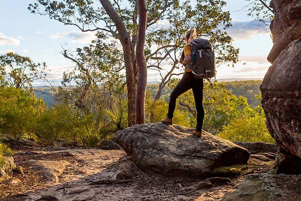 Picture of a woman hiking in New Zealand